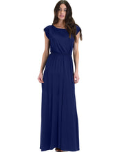 Timeless Maxi Dress With Elastic Waist & Side Slit